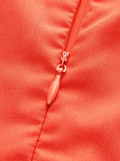 Nakışlı Fiyonk Detaylı Askılı Midi Elbise