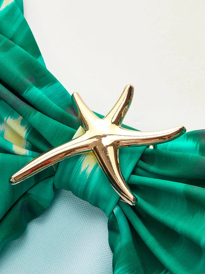 Denizyıldızı Detaylı Sarmalı Tek Parça Mayo