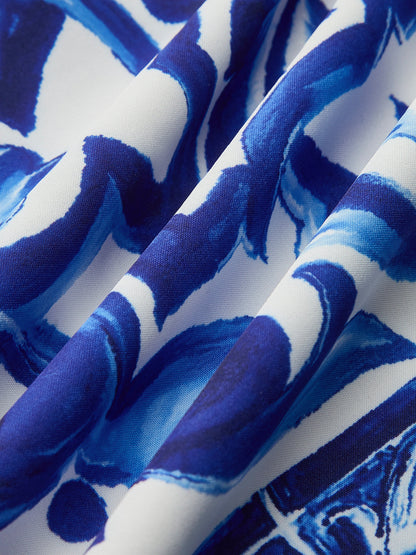 Bohem Desenli Saten Etek