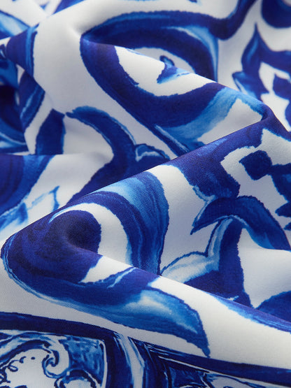 Bohem Desenli Saten Etek