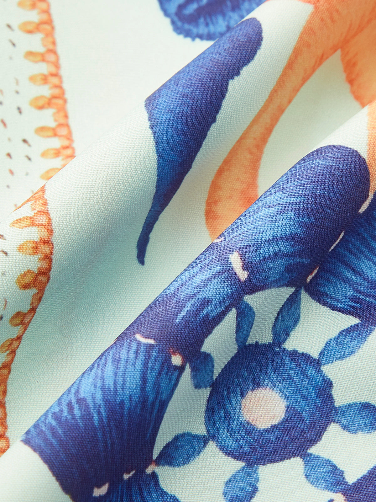 Çiçek Desenli Bel Bağlamalı Tulum