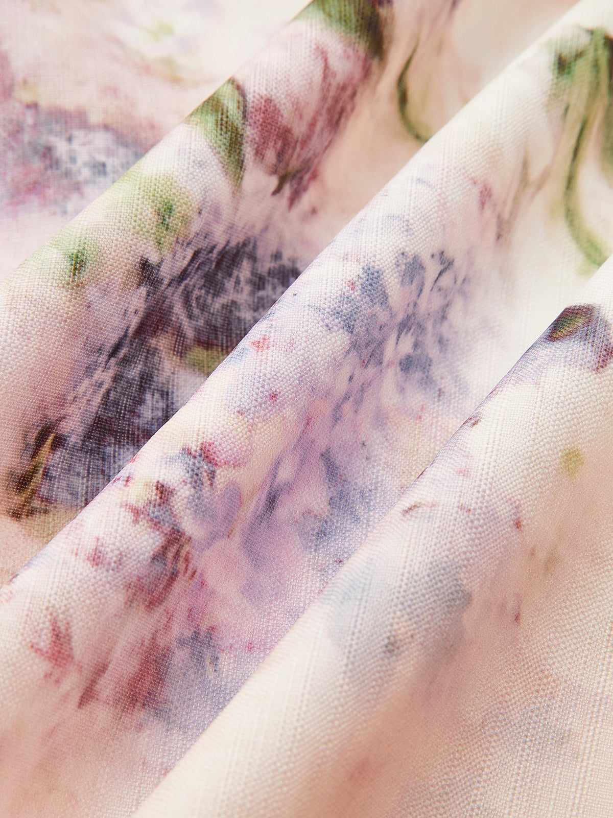 Kuşaklı Balon Kollu Çiçek Desenli Elbise