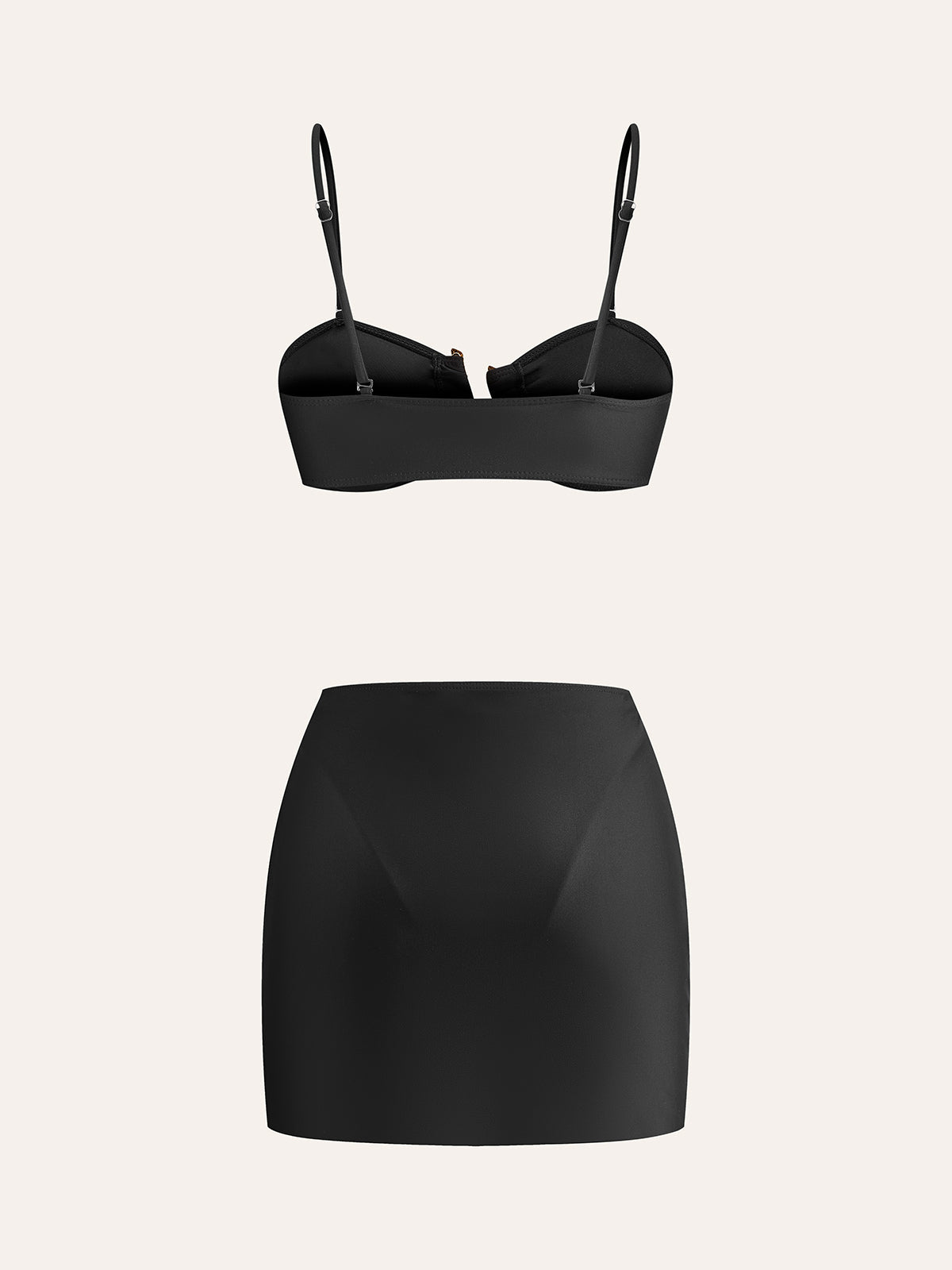 Altın Detaylı Pareolu Bikini Takımı