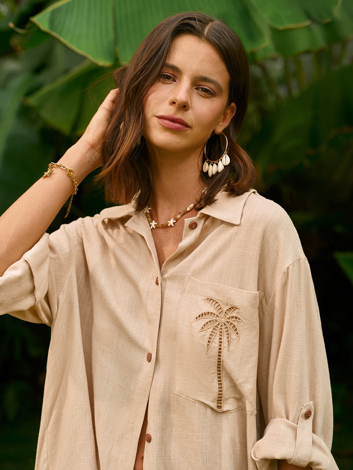 İşleme Detaylı Şort Takım