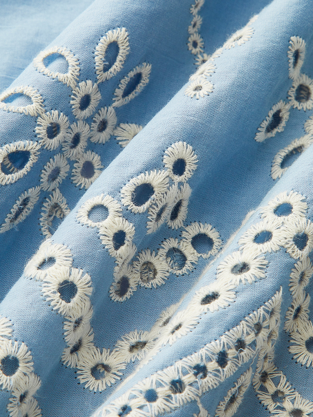 Yarı Şeffaf Nakışlı Gipür Askılı Elbise