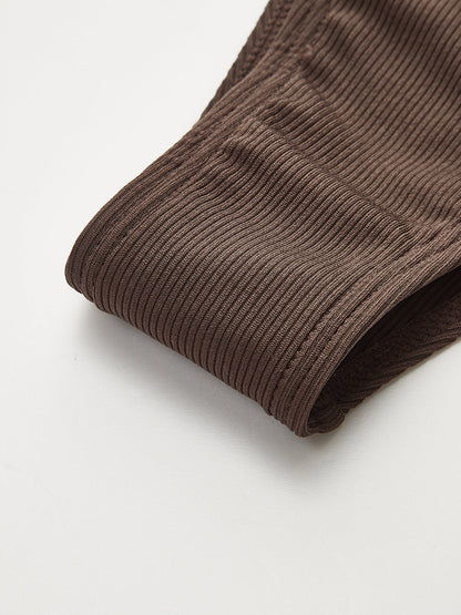 Halka Detaylı Boyundan Bağlamalı Bikini Takımı