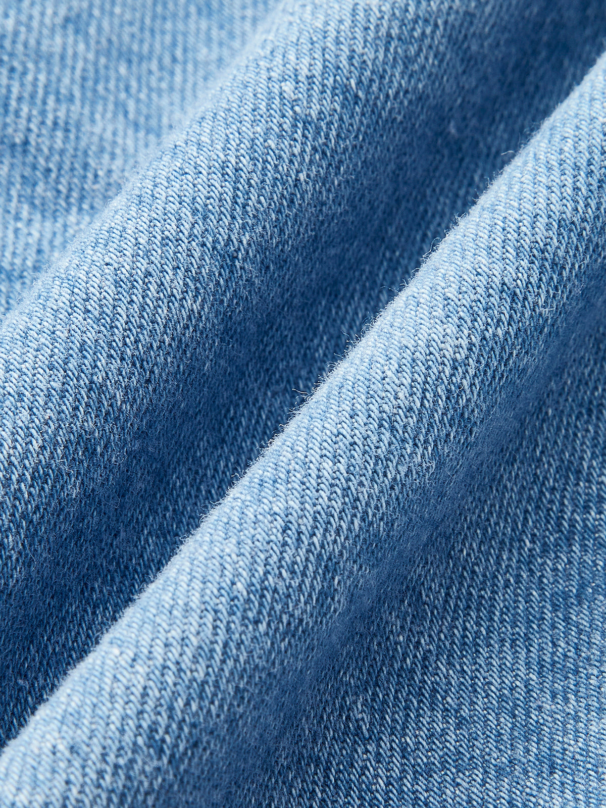 Halter Yaka Tokalı Detaylı Kot Elbise