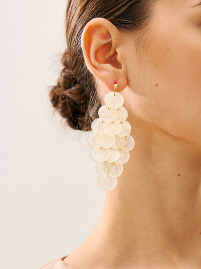 Deniz Kabuğu Şamdan (Sarkıt) Küpeler