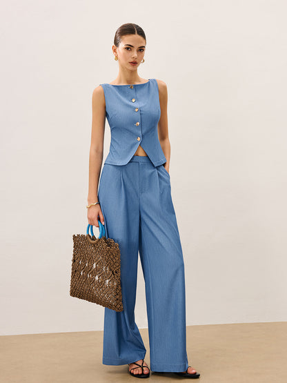 İç Astar Detaylı Örgü Tote Çanta