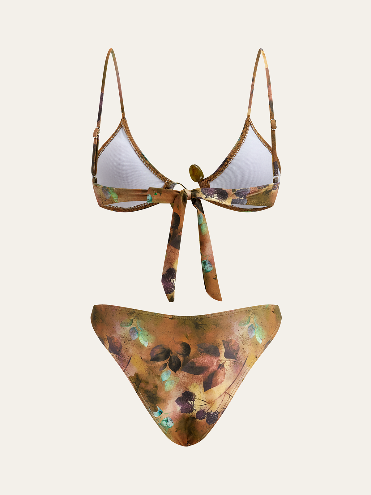 Şık Çiçek Baskılı Bikini Takımı