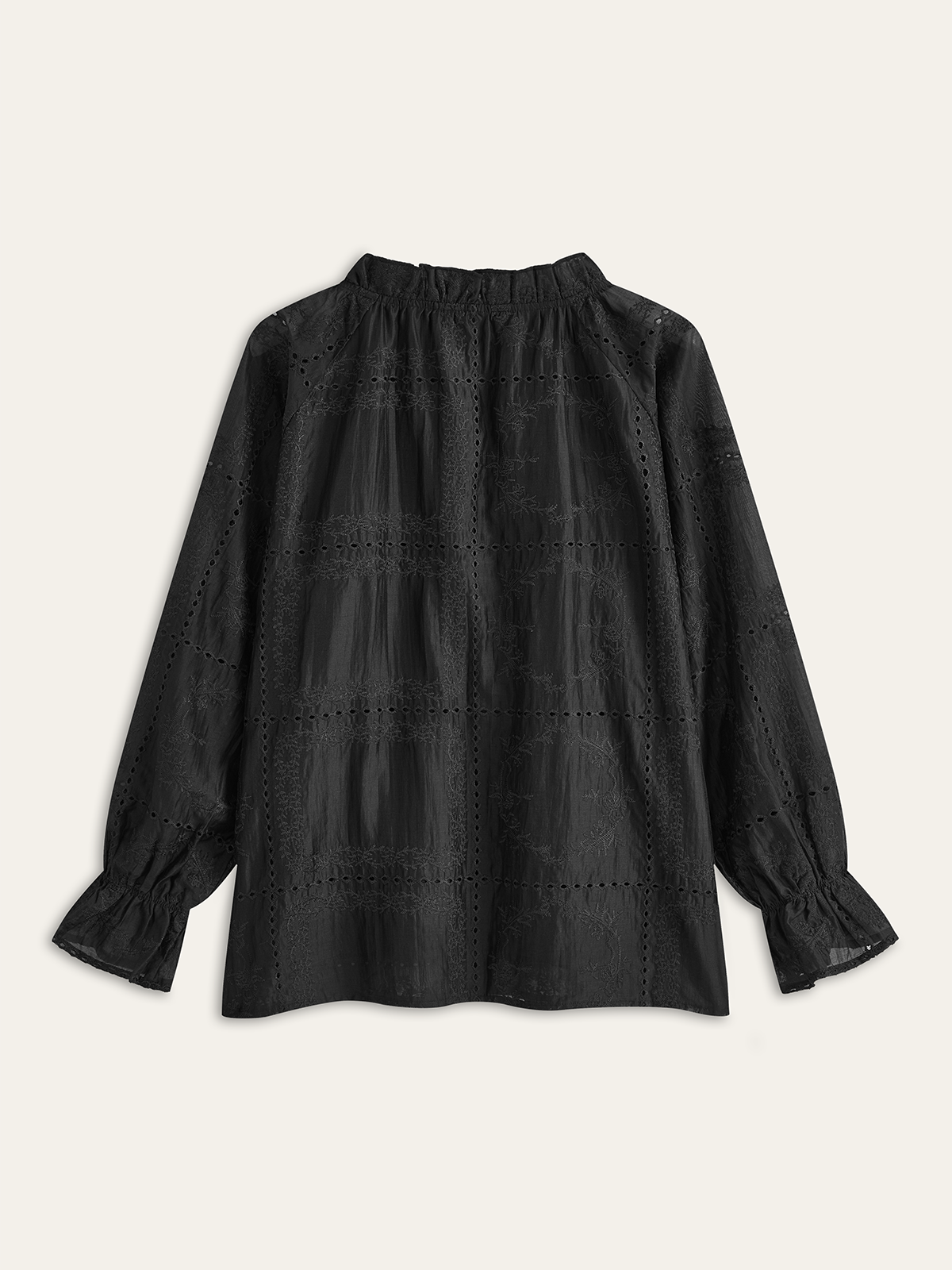 Nakış Detaylı Uzun Kollu Şort Takım