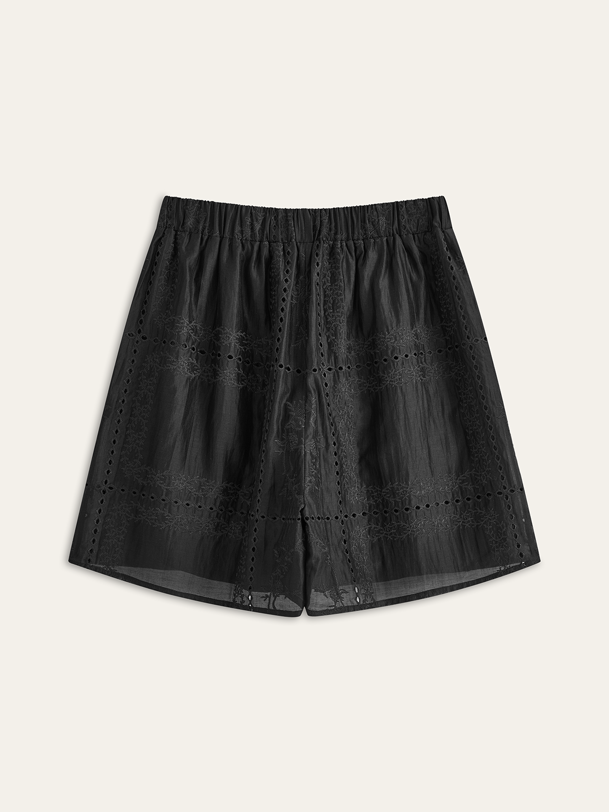 Nakış Detaylı Uzun Kollu Şort Takım