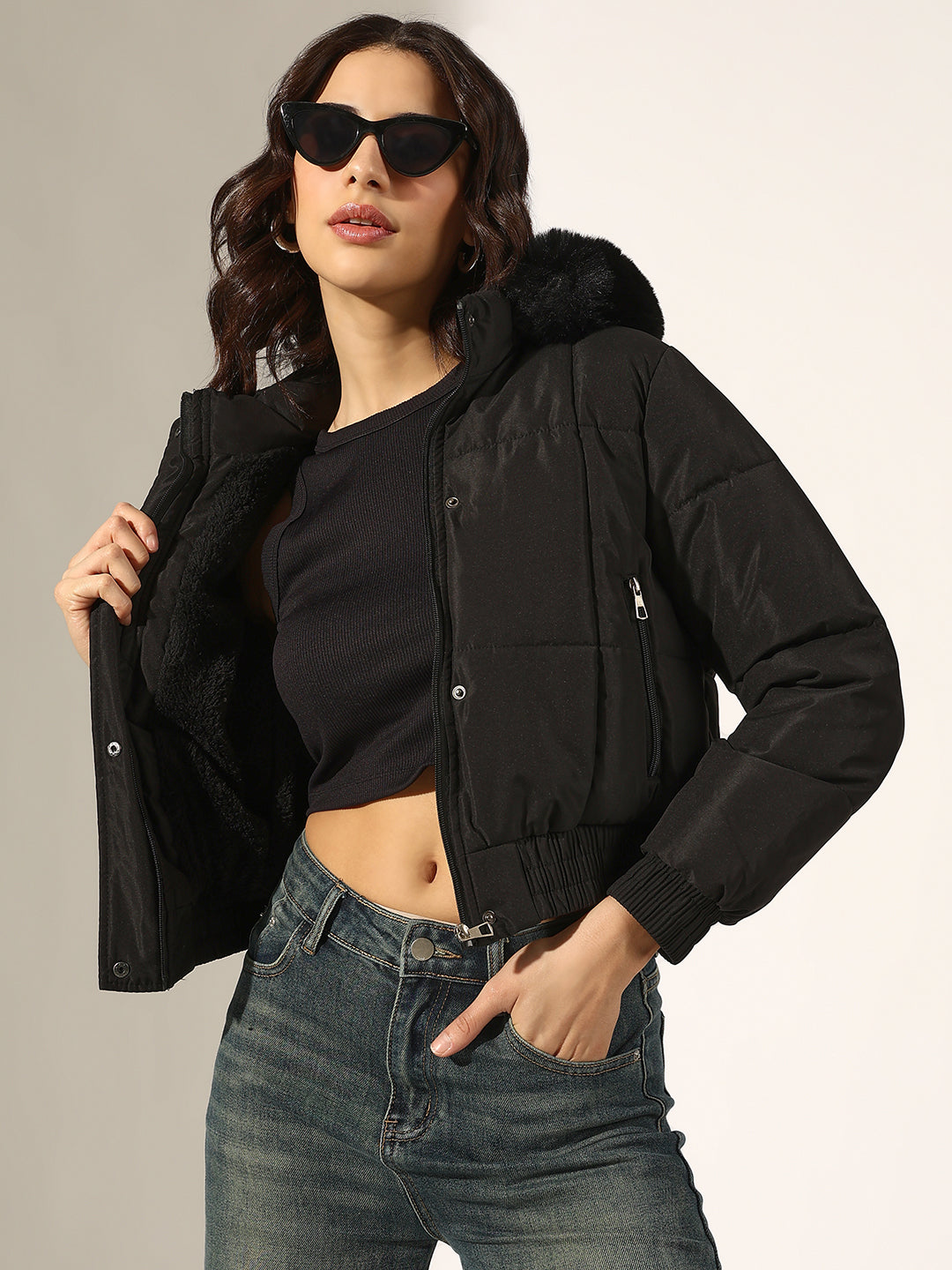 Talia Kapüşonlu Puffer Mont