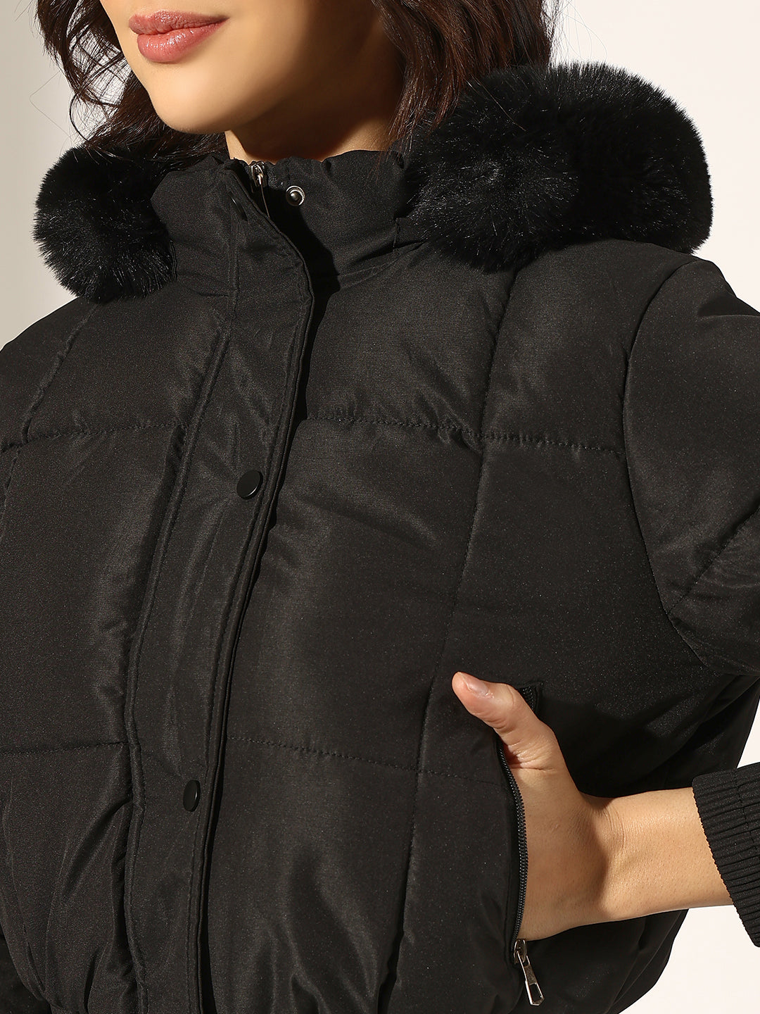 Talia Kapüşonlu Puffer Mont