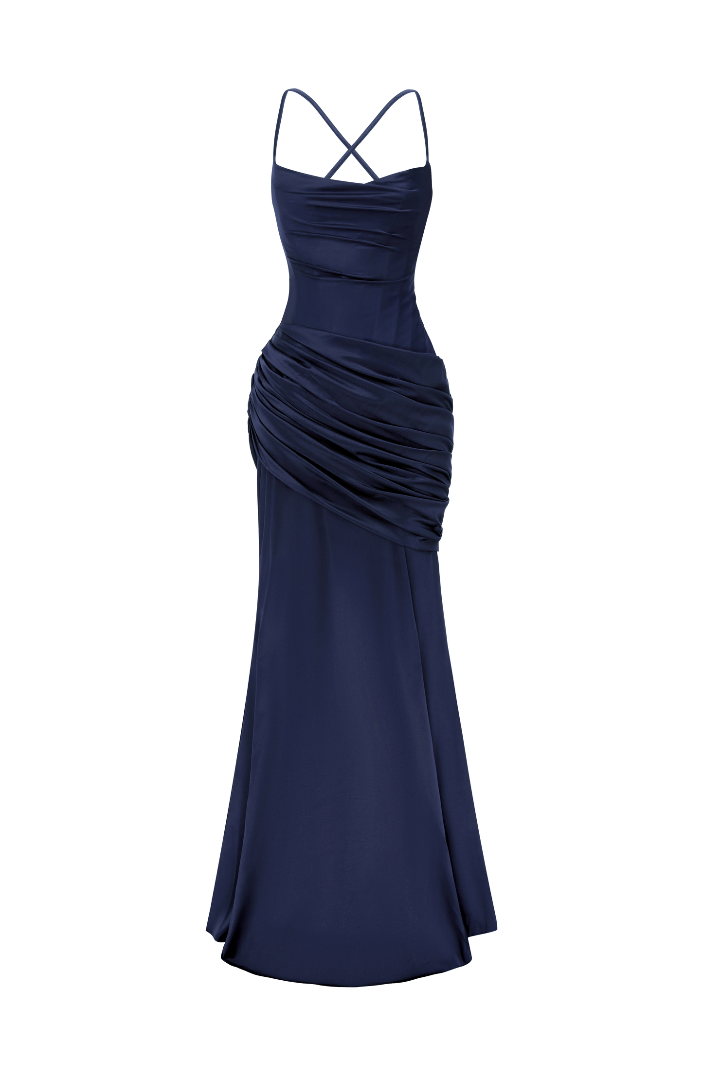 Connie Maxi Elbise - Lacivert