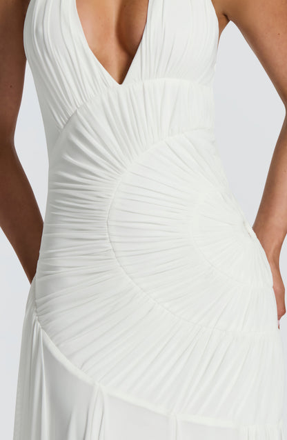 Selira Maxi Elbise – Fildişi