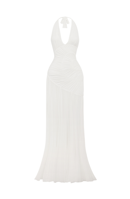 Selira Maxi Elbise – Fildişi