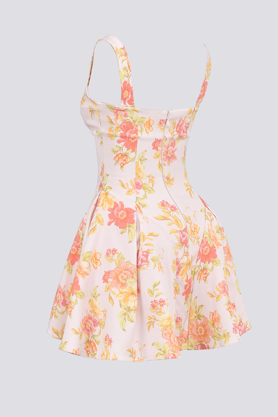 Cynthia Desenli Mini Elbise