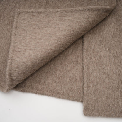 Chloris Yün ve Kürk Detaylı Kemerli Pelerin Ceket