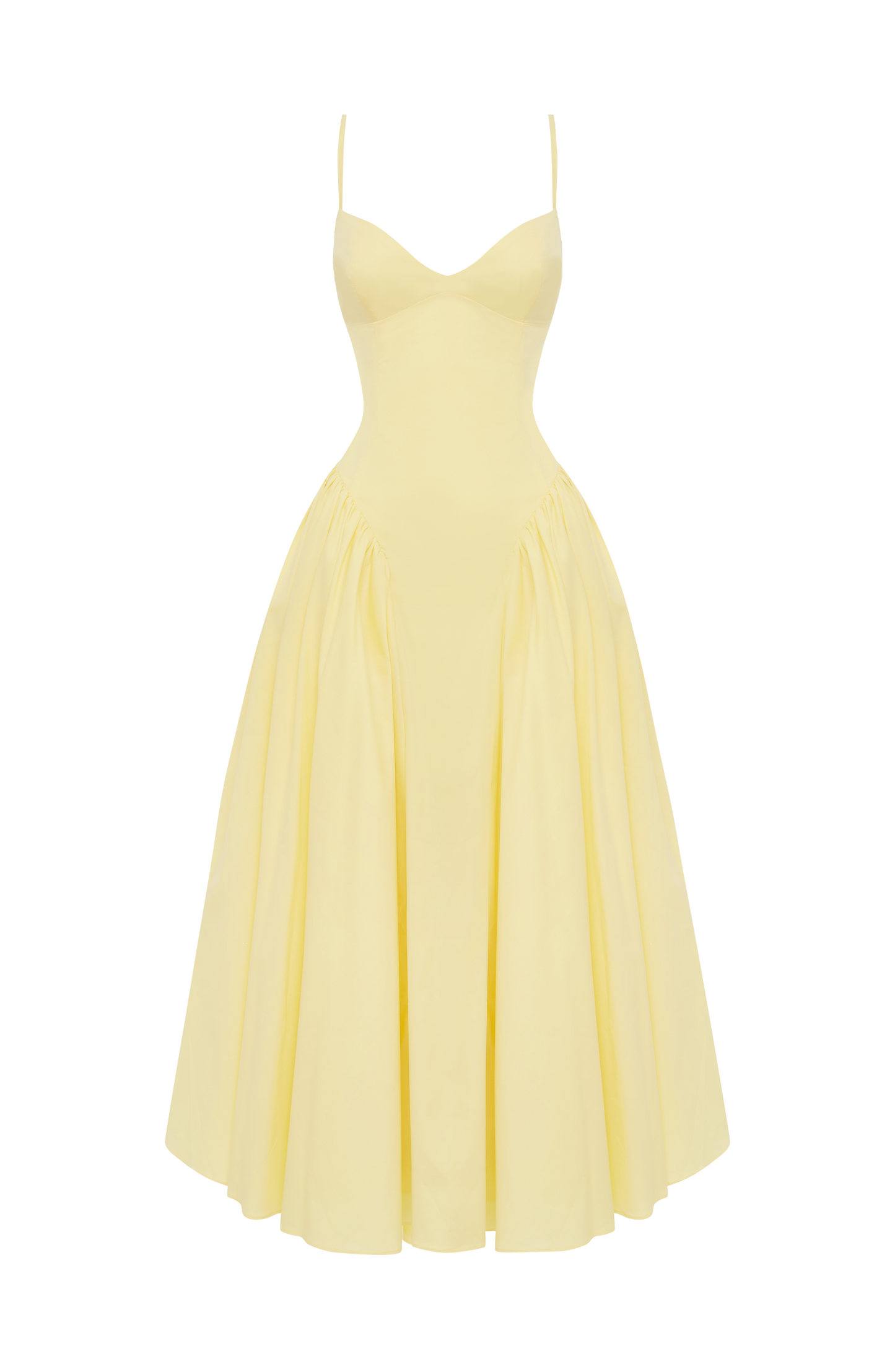 Emerson Midi Elbise – Limon Sarısı