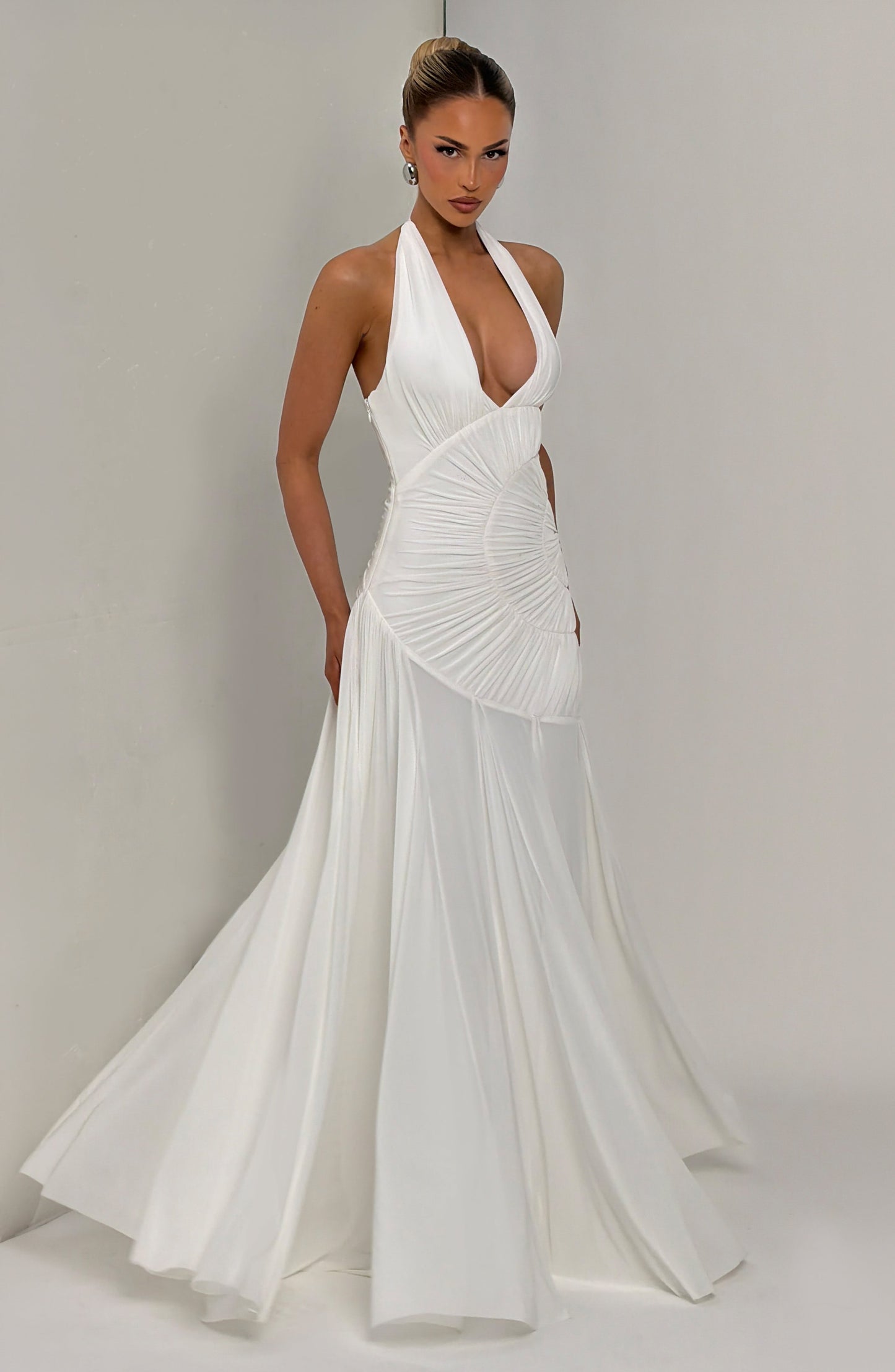 Selira Maxi Elbise – Fildişi