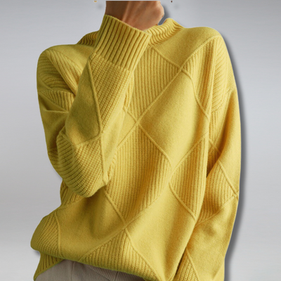 Luxe Ribbed Turtleneck Kazak