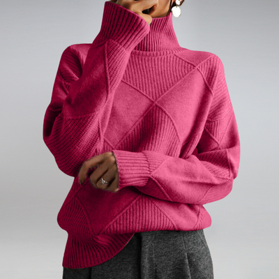 Luxe Ribbed Turtleneck Kazak