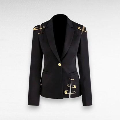 Velour City Blazer Ceket