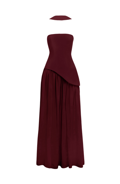 Maliyah Maxi Elbise – Vişne Çürüğü