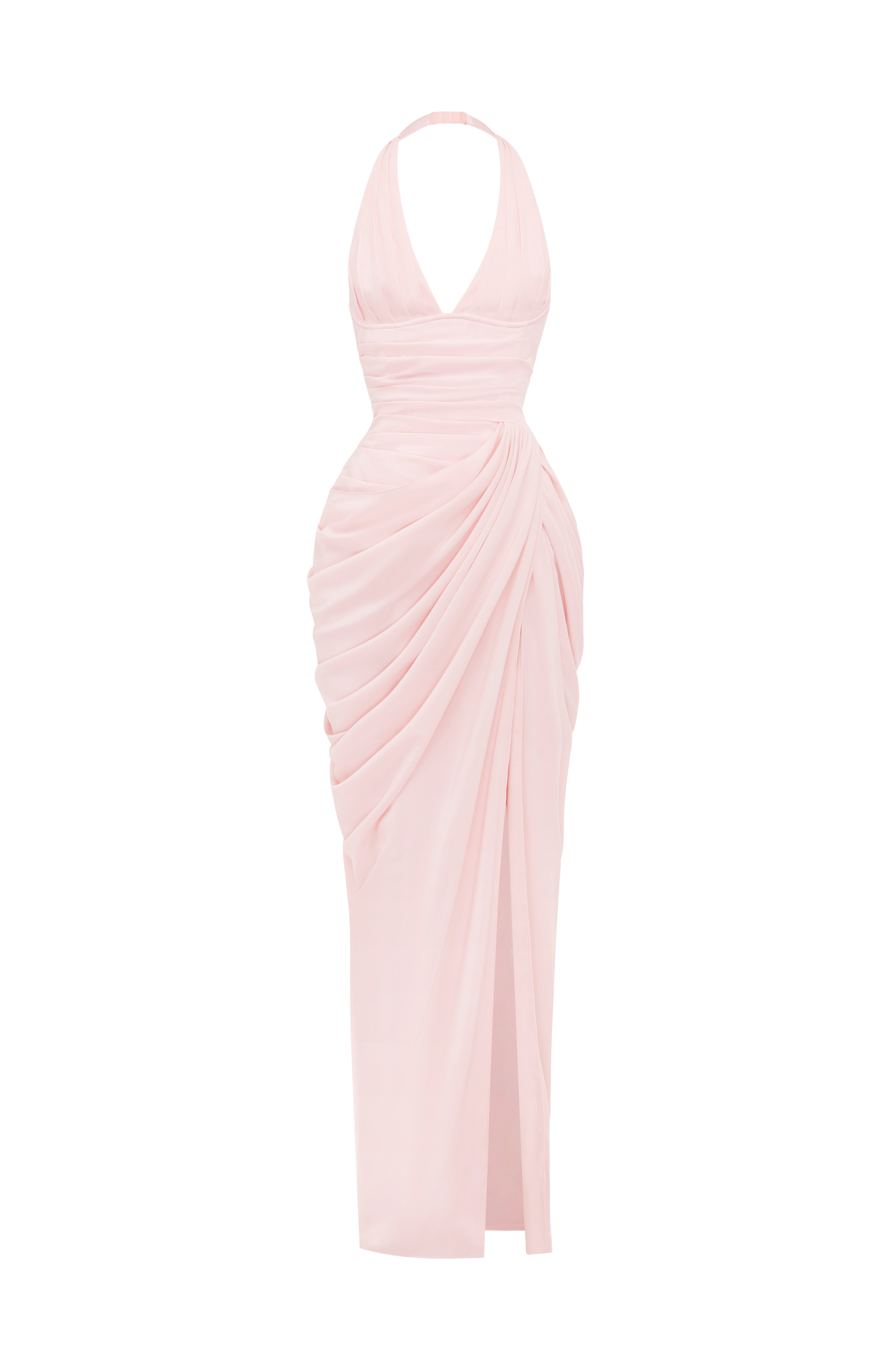 Amara Maxi Elbise - Pudra