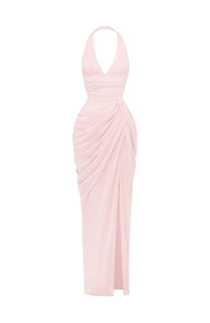 Amara Maxi Elbise - Pudra