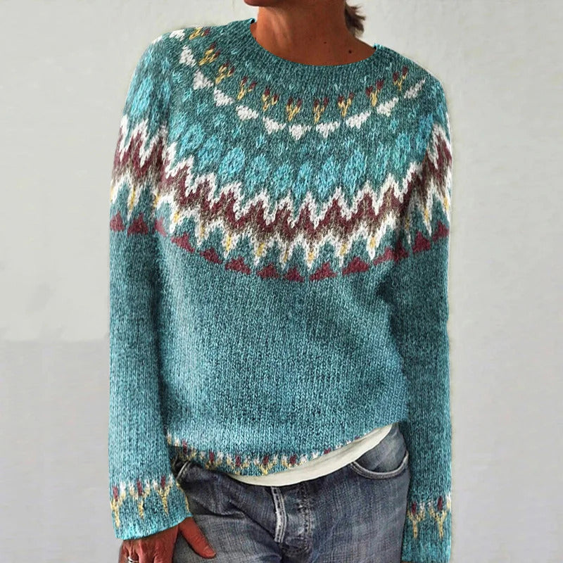 Boho Wave Knit Kazak