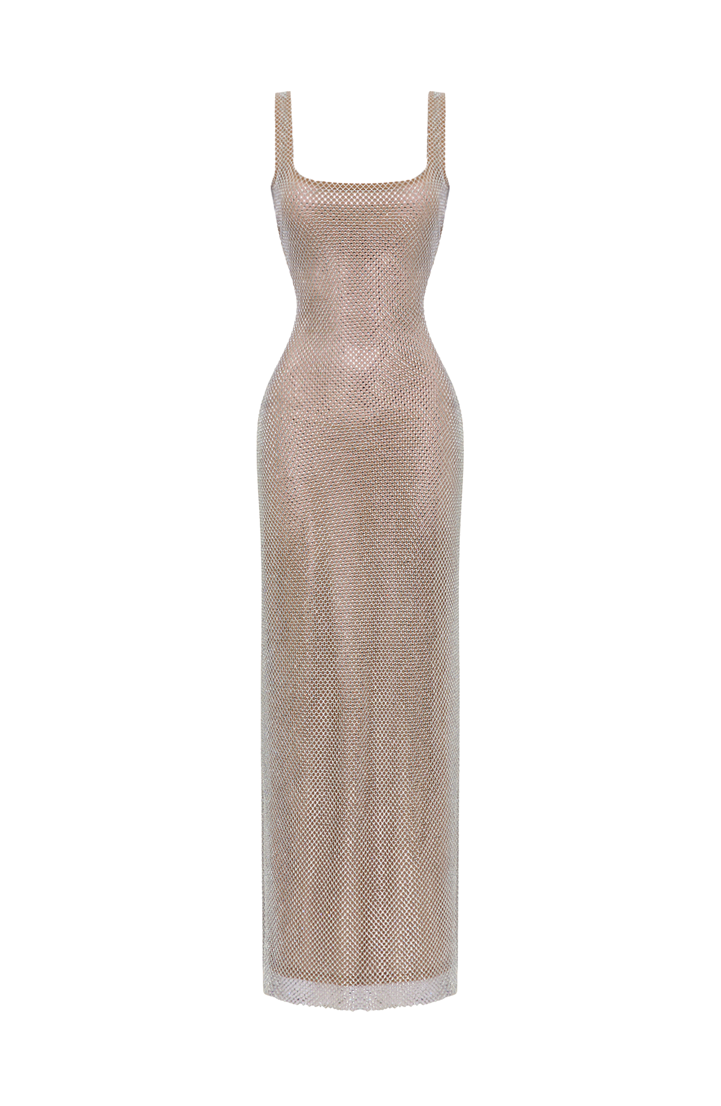 Petra Maxi Elbise – Gümüş
