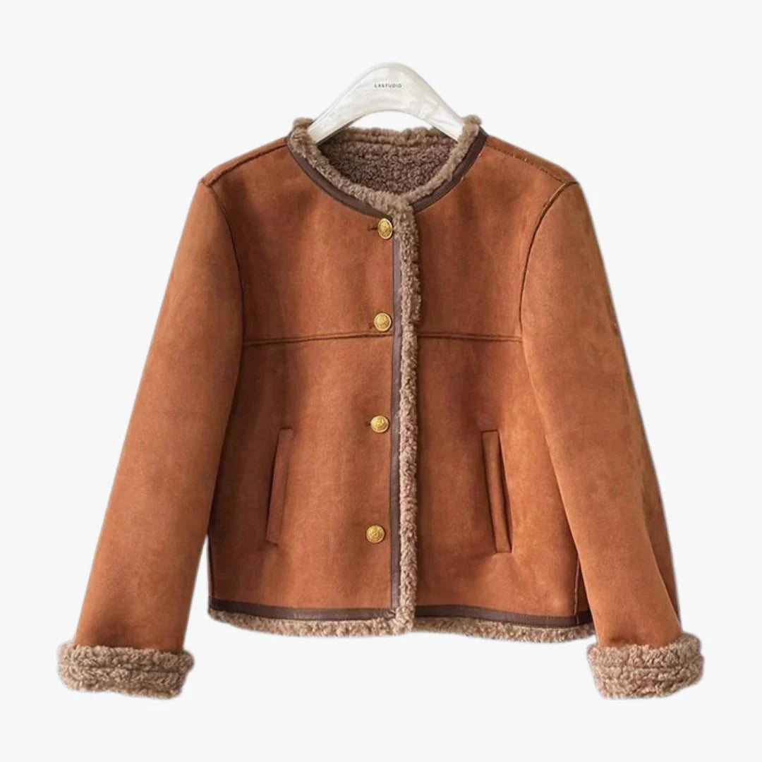 Corarity™ Cozy Shearling-Lined Ceket