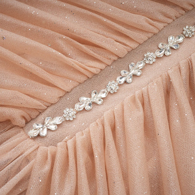 Seraphina Kristal Detaylı Mini Elbise