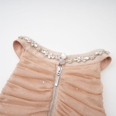 Seraphina Kristal Detaylı Mini Elbise