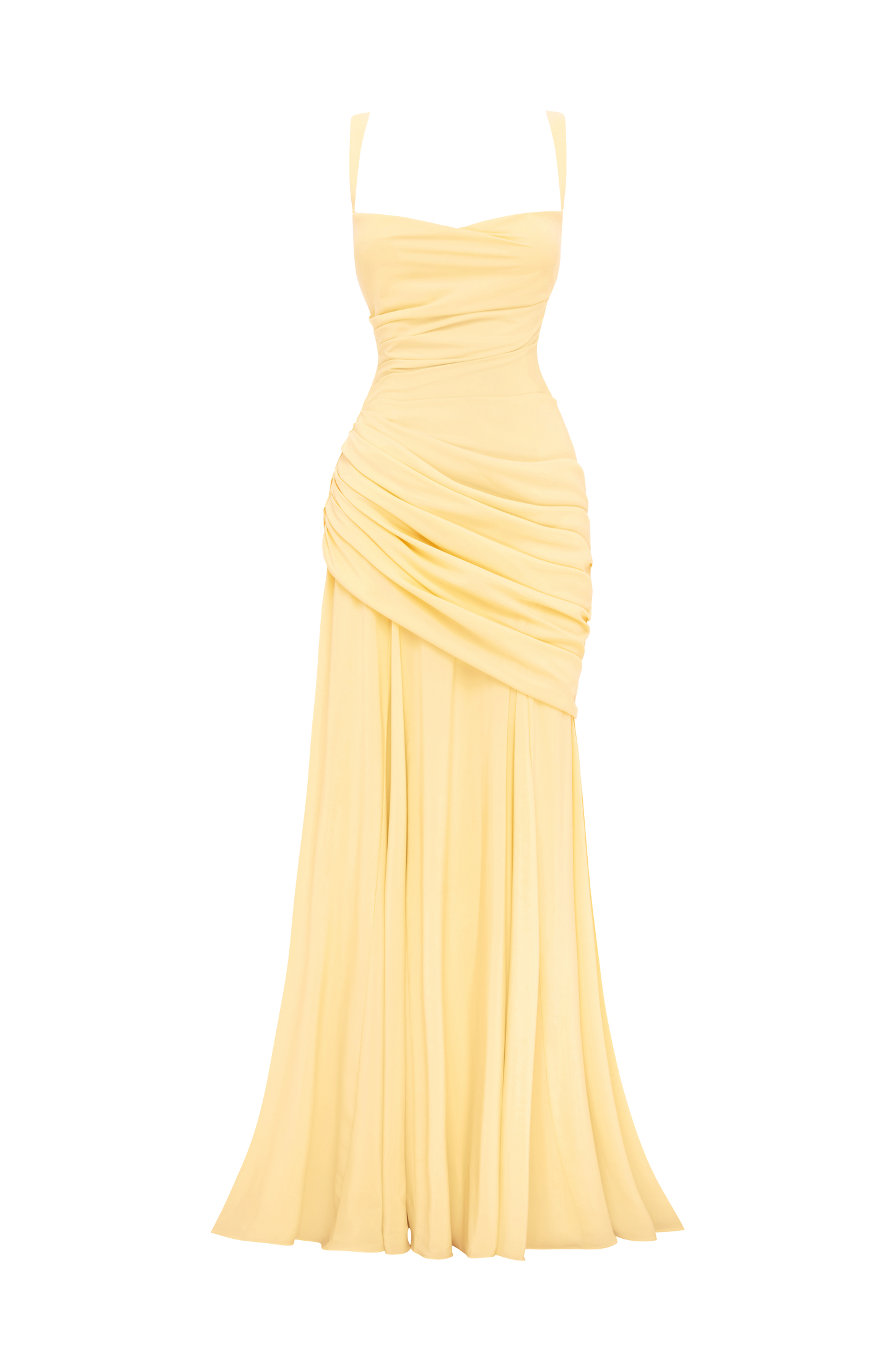 Sura Maxi Elbise – Limon Sarısı