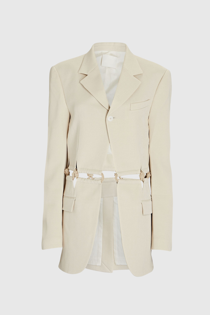 Salem Halat Detaylı Cutout Blazer
