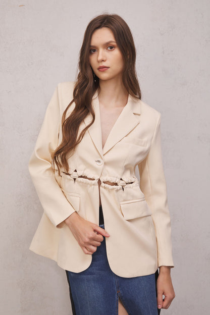 Salem Halat Detaylı Cutout Blazer