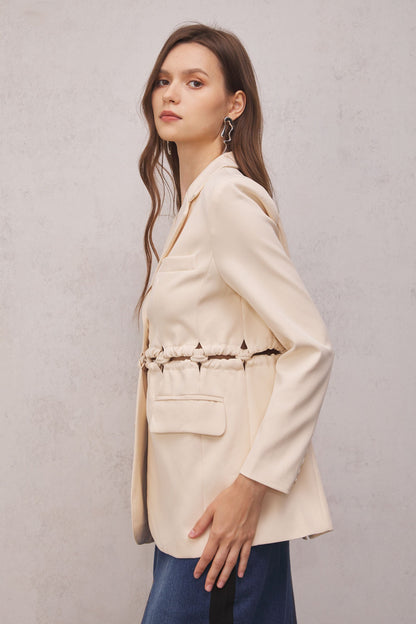 Salem Halat Detaylı Cutout Blazer