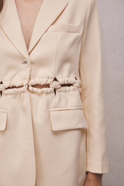 Salem Halat Detaylı Cutout Blazer