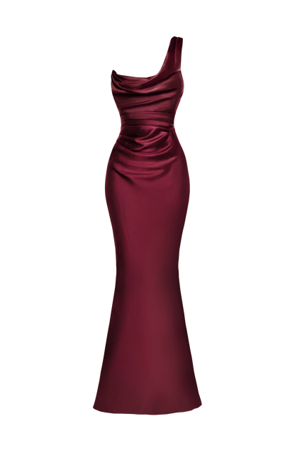 Thalassa Maxi Elbise – Vişne Çürüğü