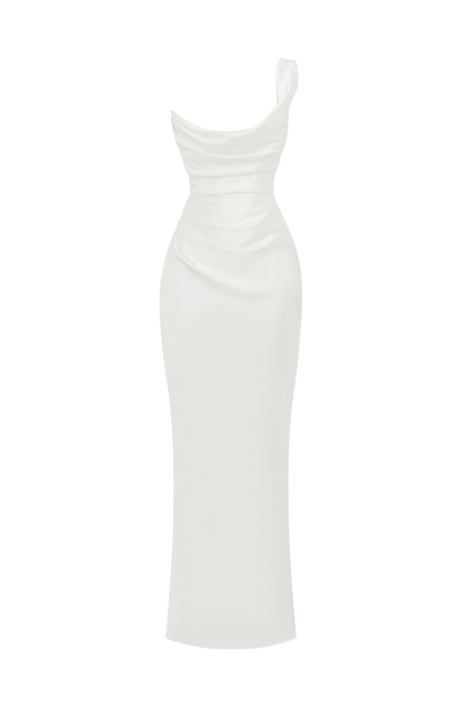 Thalassa Maksi Elbise – Fildişi