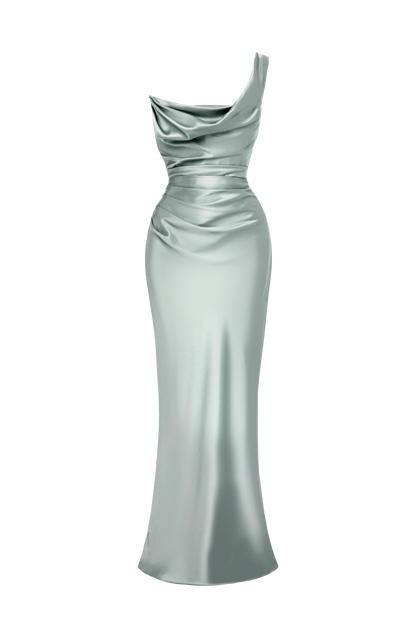 Thalassa Maxi Elbise – Adaçayı Yeşili