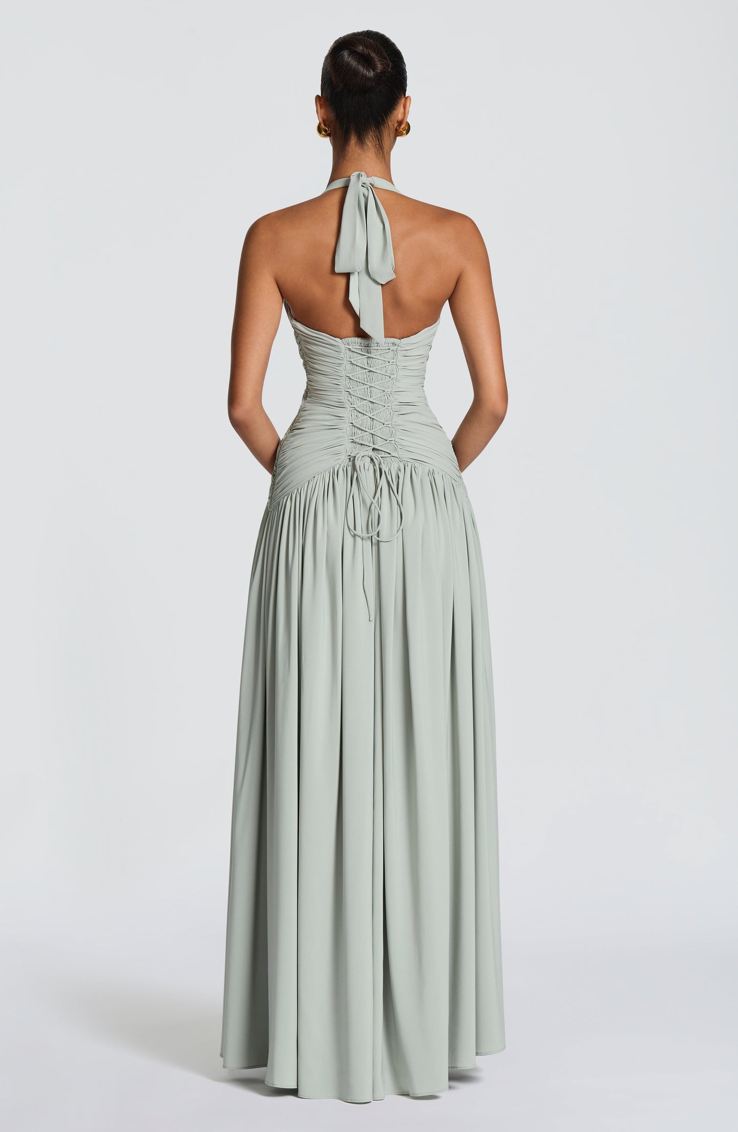 Riviera Maxi Elbise - Adaçayı Yeşili