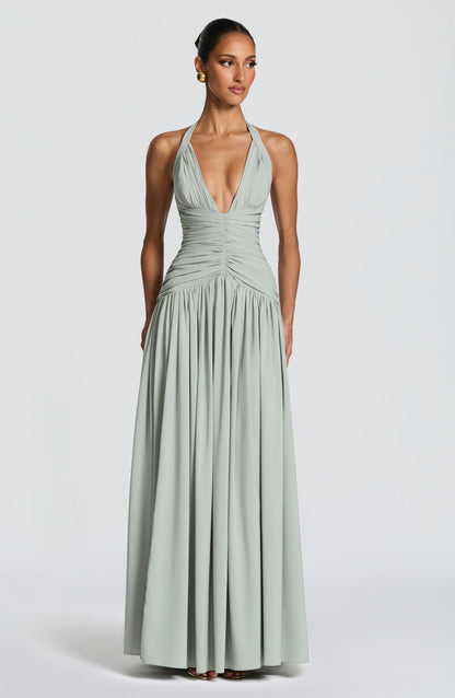 Riviera Maxi Elbise - Adaçayı Yeşili