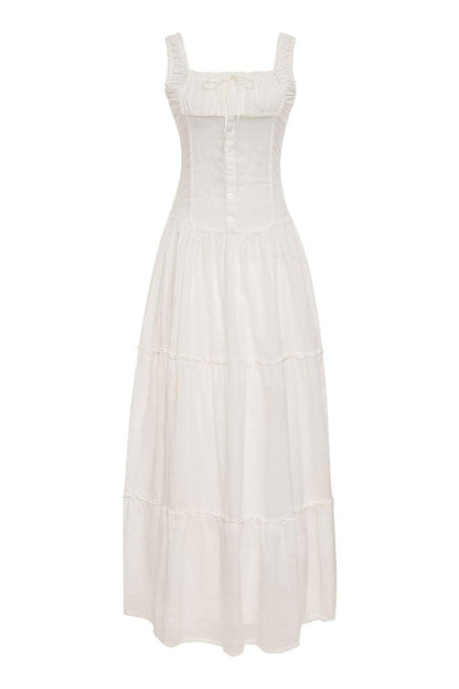Anastasia Ruffle Maxi Elbise