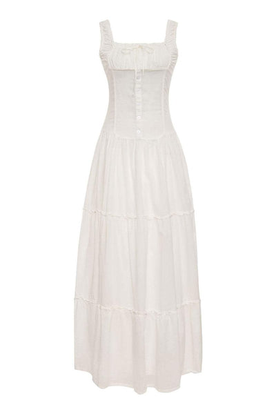 Anastasia Ruffle Maxi Elbise