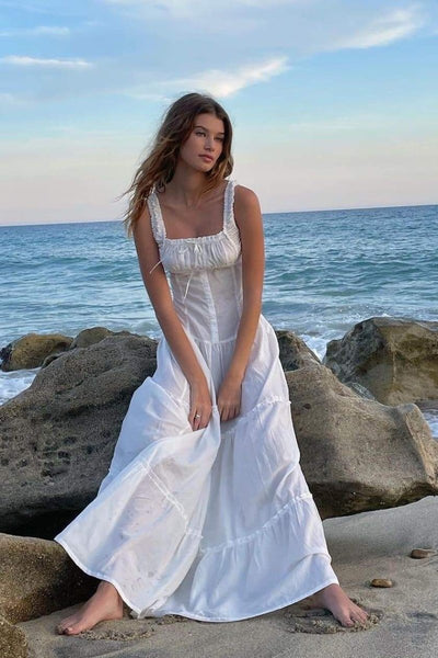 Anastasia Ruffle Maxi Elbise
