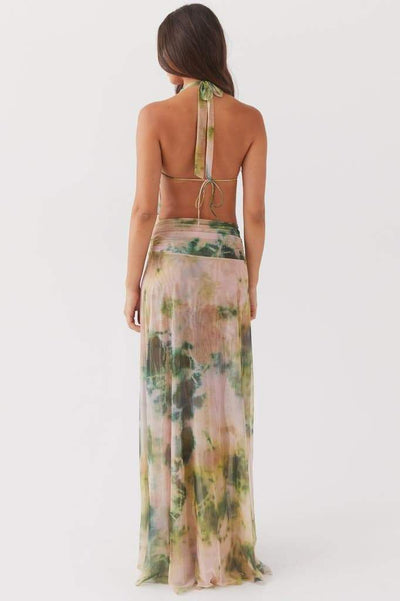Antonia Halter Yaka Maxi Elbise